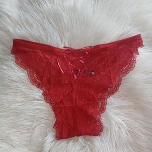 Lace Red Panties